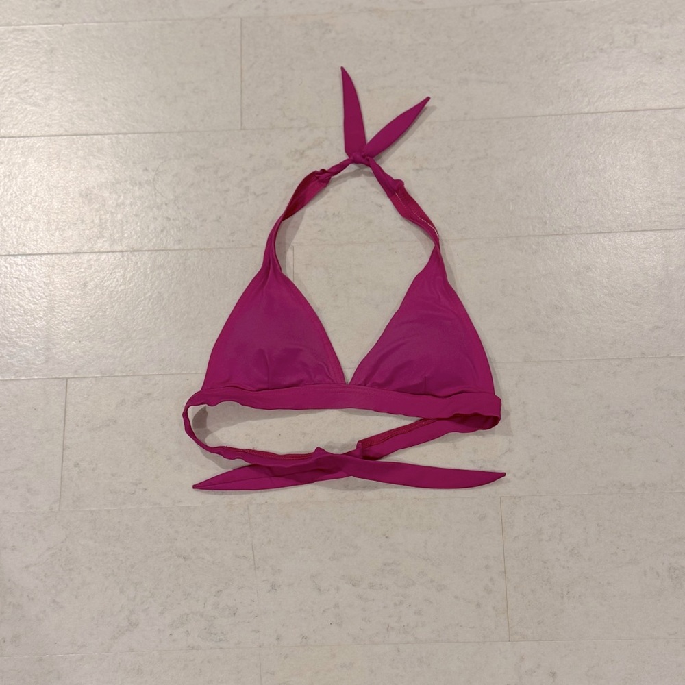 Bikini top, dark pink